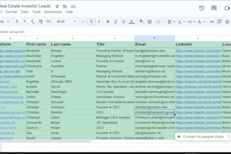 find angel, venture capital, seed, private investors leads