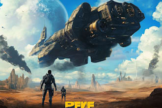 draw sci fi illustration and sci fi art