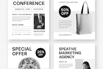 create stunning poster and flyer designs for events or promotions