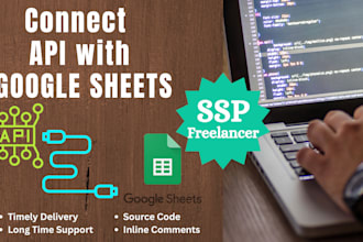 connect integrate any api to google sheets using appscript