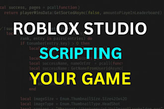 script your roblox game