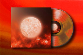 design music album, mixtape vinyl record or single cover artwork