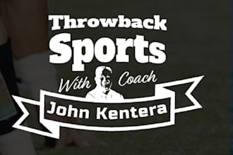 design best quality sports throwback TV show logo
