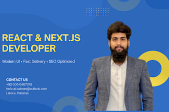 develop modern web applications using react and next js