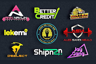 design modern fitness, gym, athletic, warrior, health   logo for your business