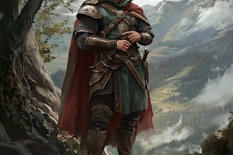 dnd character art and dnd character art