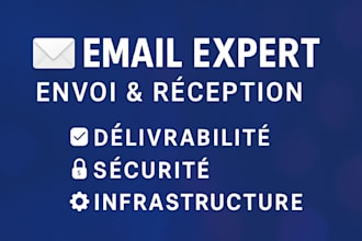 je réalise un audit complet de votre infrastructure email