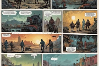 make graphic novel comic book superhero comic