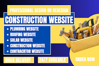design construction website, contractor website, remodeling website hvac website