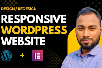 design or redesign mobile responsive wordpress website