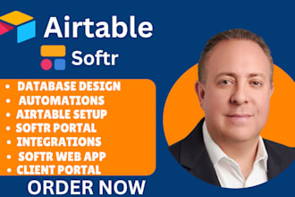 set up and automate your airtable database with softr client portal