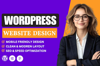 design wordpress landing page sales funnel landing page website
