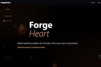 forge a blazing fast react one pager that sells you in seconds