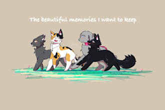 furry or cartoon animals art