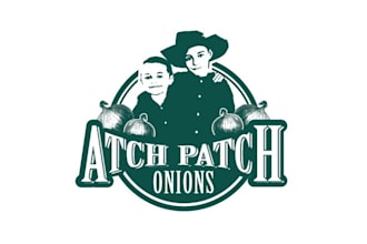 design iconic fantastic onion grower logo