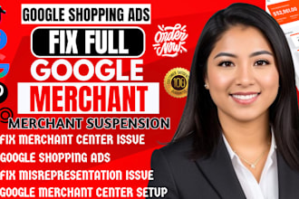 fix google merchant center suspension and misrepresentation issue with guarantee