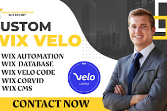 wix velo code wix database wix corvid wix cms wix automation wix fix wix expert
