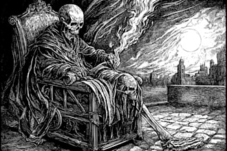 draw black and white, dark art, engraving illustrations