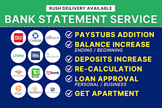 reconcile bank statement PDF to editable format