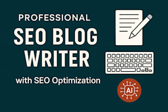 write high quality SEO blog posts with ai support