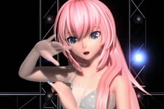 create, edit, fix or rig any 3d models including mmd, vrchat, vrm and warudo