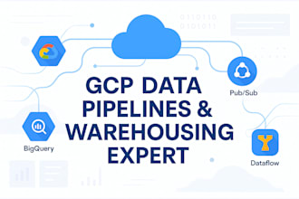 build scalable data pipelines and data warehousing on gcp bigquery