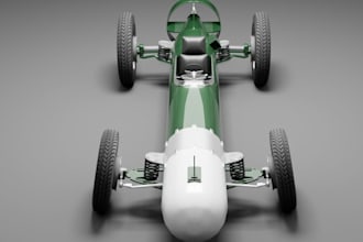 concept 3d torpedo race kart,vintage car,sculpt3d automotive parts,cgi motorbike