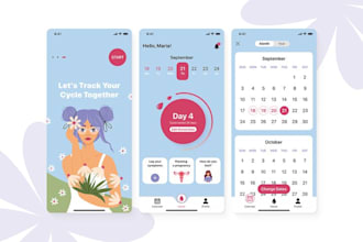 develop custom period and menstrual cycle tracker app