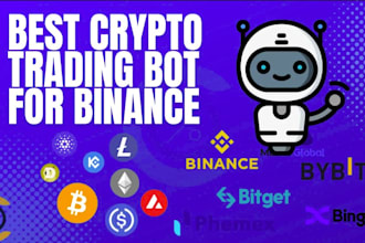 build binance grid trading bot, copy trading bot, dca bot, coinbase trading bot