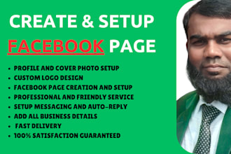 create and setup a professional facebook page
