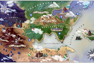 create fortnite fantasy map fantasy map illustrations vector map dnd map city