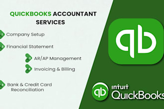 do bookkeeping ,cleanup , catchup and bank reconciliation in qbo