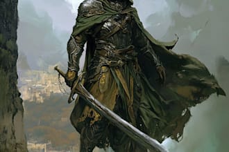 draw dnd character illustration
