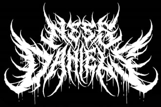 death metal logo, metalcore,deathcore, for band, brands, clothing