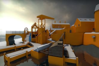 design game level blockouts in unreal engine