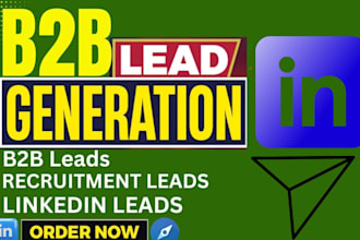 do b2b linkedin lead generation by using a sales navigator