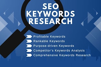 do profitable SEO keyword research and competitor analysis