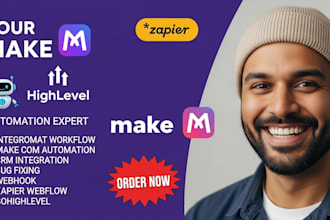 fix make com automation, made com scenario, integromat, gohighlevel, zapier, n8n