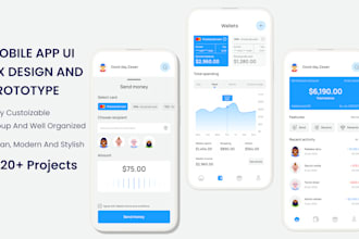 do UI UX design, mobile app or website ui ux design saas app