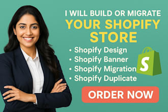 landing page design in replo, pagefly or gempages shopify banner copy shopify va