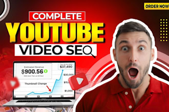 professionally optimize youtube video SEO for video ranking