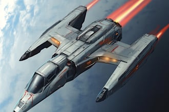 create spaceship concept art for you