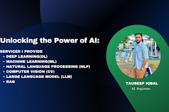 develop advanced ai and ml solutions, including llm and rag systems,