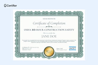 guide you in osha 10 and 30 tasks