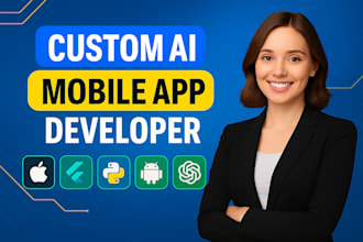 create chat gpt, gemini, deep seek, or custom ai app for ios andriod