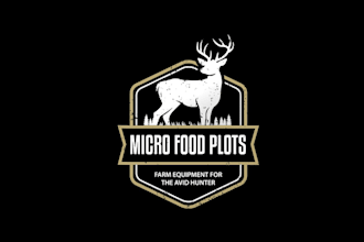 design high quality deer hunter or mini farmer logo