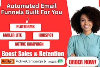 create strategic onboarding email funnels on activecampaign mailerlite hubspot