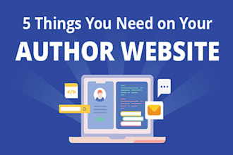 design and develop a professional author website