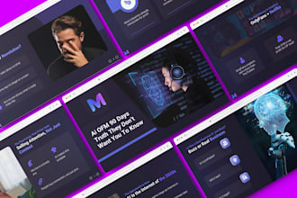 design, redesign powerpoint presentation, google slides, canva, pitch deck