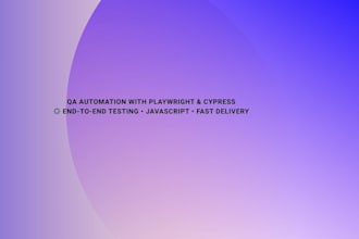automate your website tests using playwright or cypress